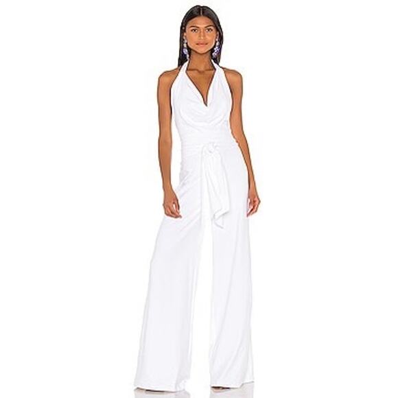 Susana Monaco Cowl Halter Jumpsuit in Sugar X-small NWOT (b40) - Picture 1 of 8